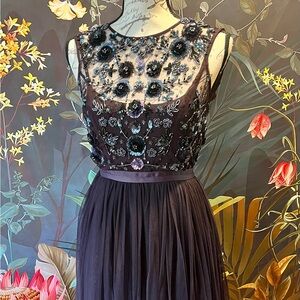 Elegant Embroidered Needle & Thread Dress